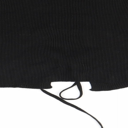 Womens UK Size M Nasty Gal Black Cardigan Jumper