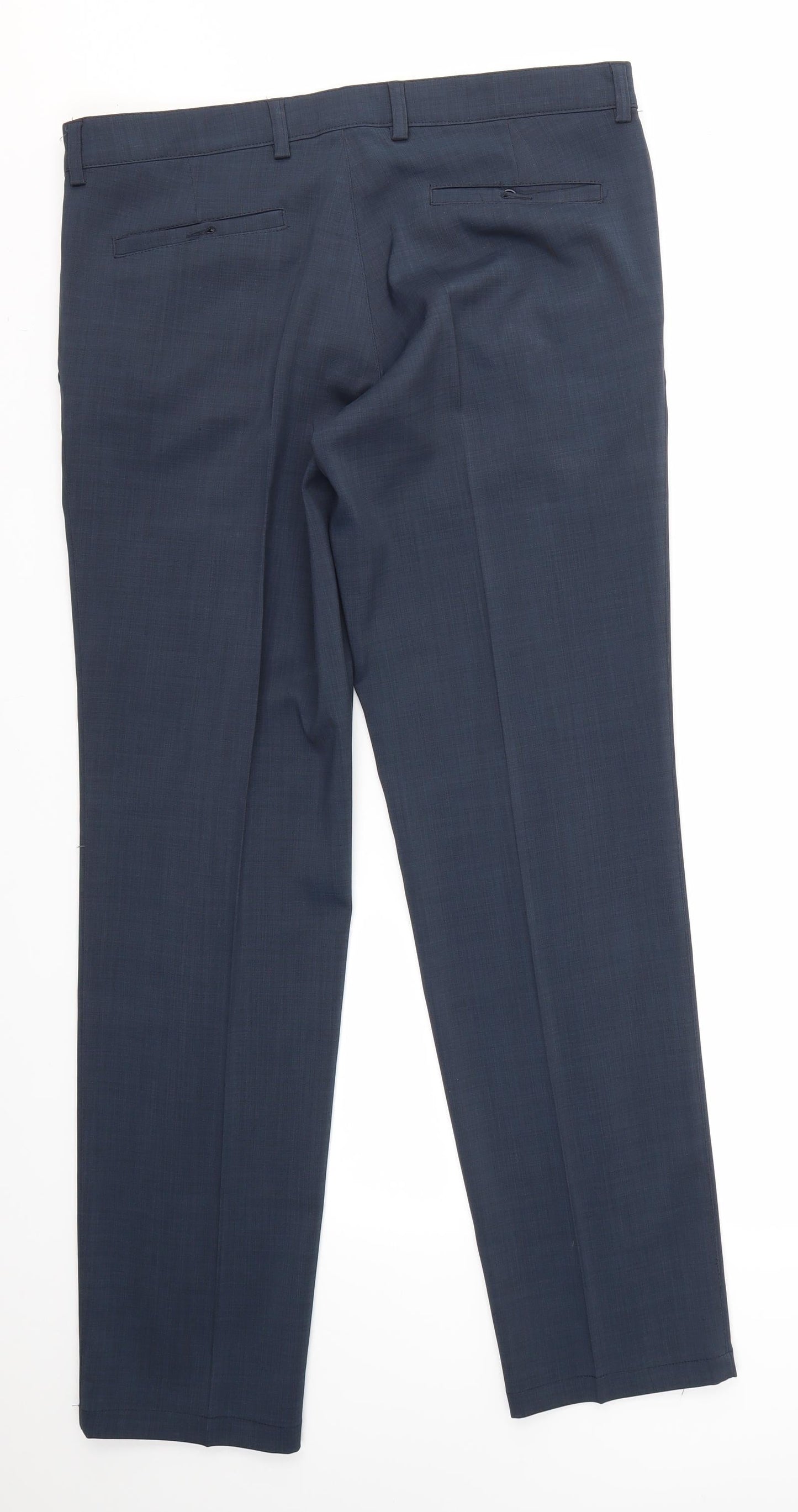 Roger Womens Blue   Dress Pants Trousers Size 16 L32 in