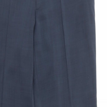 Roger Womens Blue   Dress Pants Trousers Size 16 L32 in