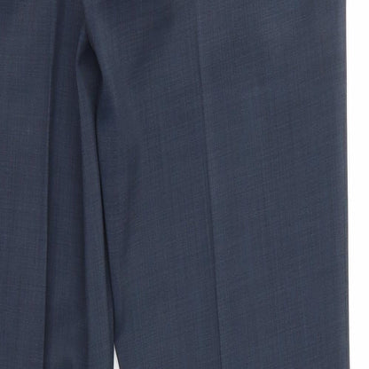 Roger Womens Blue   Dress Pants Trousers Size 16 L32 in