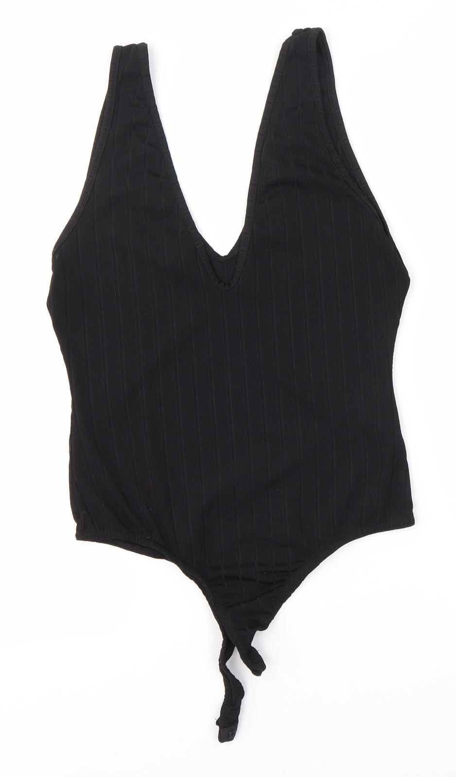 Boohoo Womens Black   Bodysuit One-Piece Size 12