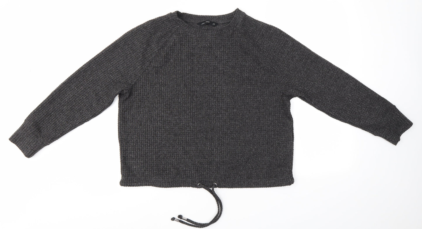 F&F Womens Grey   Pullover Jumper Size 10