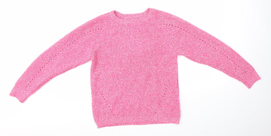 George Womens Pink   Pullover Jumper Size S