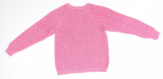 George Womens Pink   Pullover Jumper Size S
