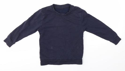 George Boys Blue   Pullover Jumper Size 5-6 Years