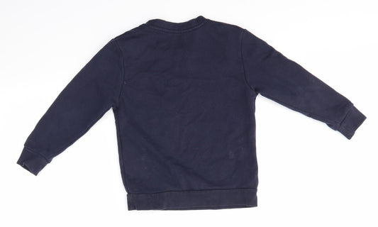 George Boys Blue   Pullover Jumper Size 5-6 Years