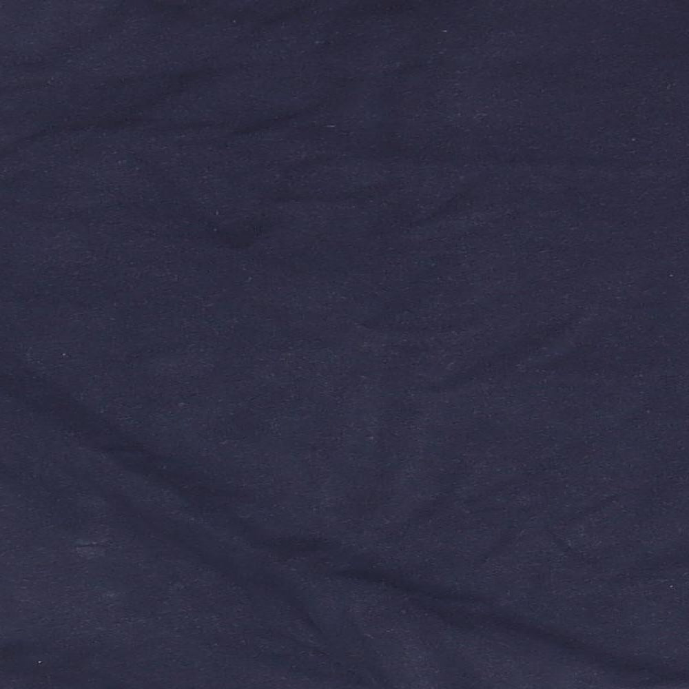 Brand and care label for George boys’ blue jumper, size 5-6, years