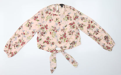 Primark Womens Multicoloured Floral  Basic Blouse Size 12