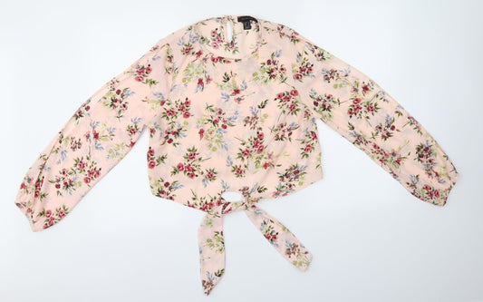 Primark Womens Multicoloured Floral  Basic Blouse Size 12