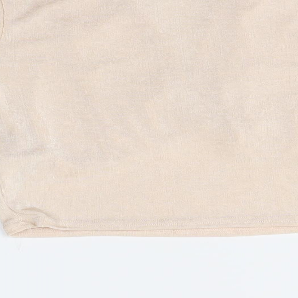 Womens UK Size 12 Missguided Pink Basic Blouse