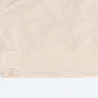 Womens UK Size 12 Missguided Pink Basic Blouse
