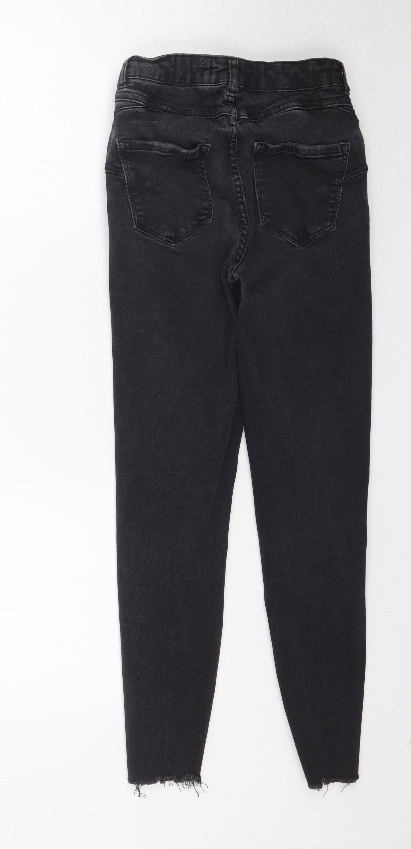 New Look Womens Black  Denim Skinny Jeans Size 8 L26 in