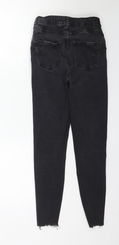 New Look Womens Black  Denim Skinny Jeans Size 8 L26 in