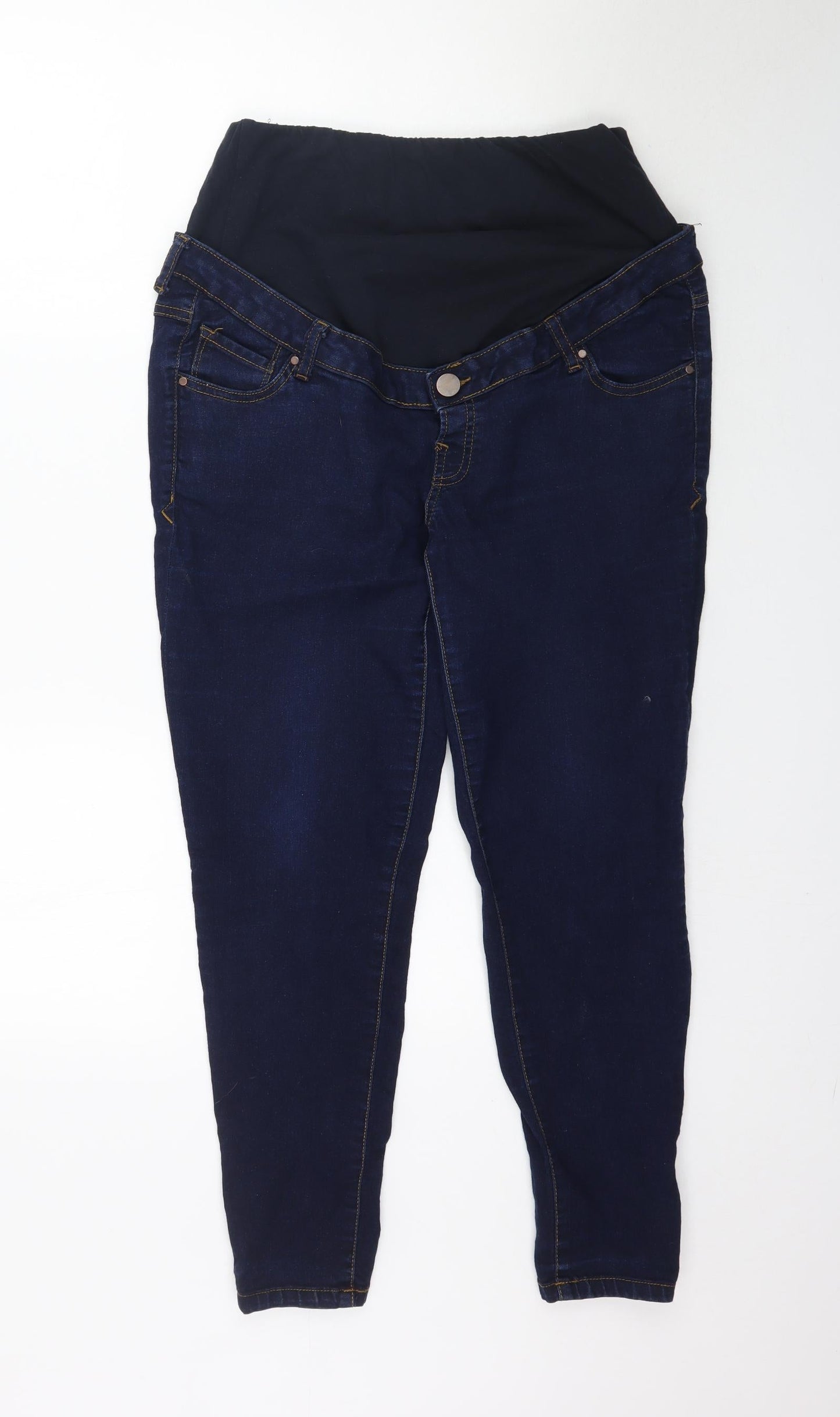 Blooming Marvellous Womens Black  Denim Skinny Jeans Size 14 L28 in