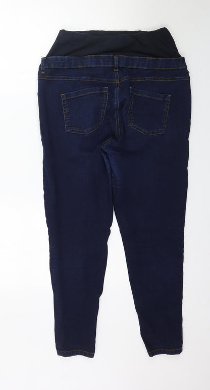 Blooming Marvellous Womens Black  Denim Skinny Jeans Size 14 L28 in