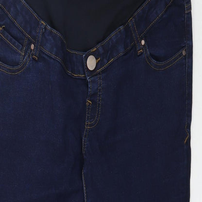 Blooming Marvellous Womens Black  Denim Skinny Jeans Size 14 L28 in