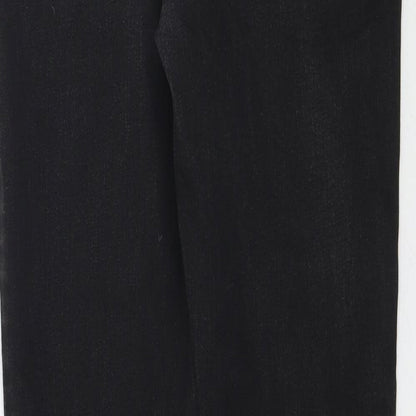 Denim Co. Womens Black  Denim Skinny Jeans Size 12 L30 in