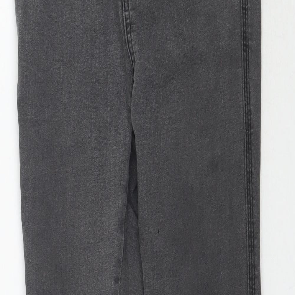 Denim Co. Womens Grey  Denim Skinny Jeans Size 8 L27 in