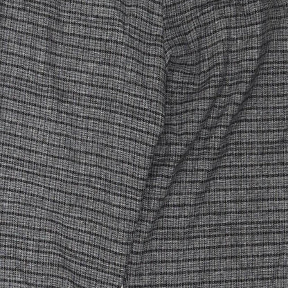 Tue Womens Grey Plaid  Trousers  Size 14 L28 in
