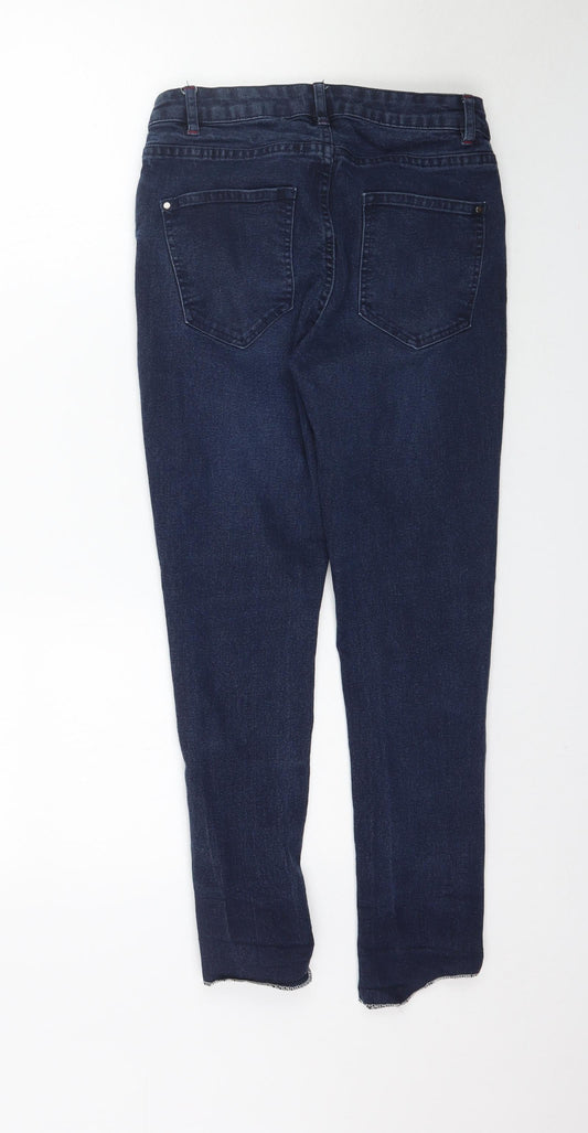 ESMARA Womens Blue  Denim Skinny Jeans Size 12 L26 in