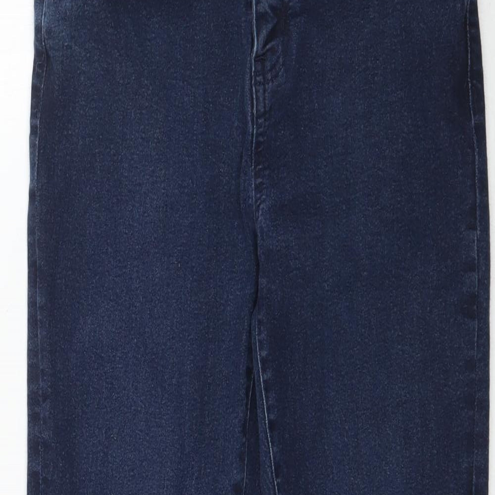 ESMARA Womens Blue  Denim Skinny Jeans Size 12 L26 in