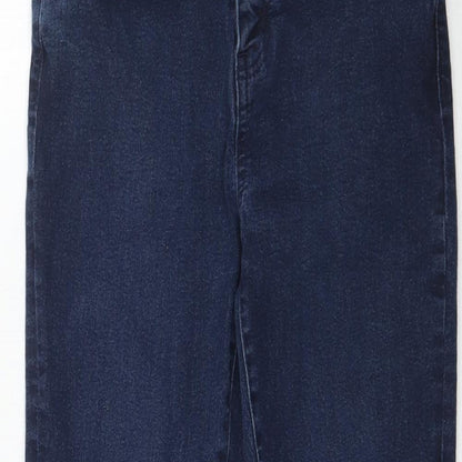 ESMARA Womens Blue  Denim Skinny Jeans Size 12 L26 in