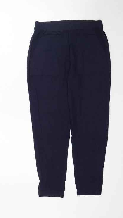 Womens UK Size 32 in Preworn Regular Fit  Blue Trousers