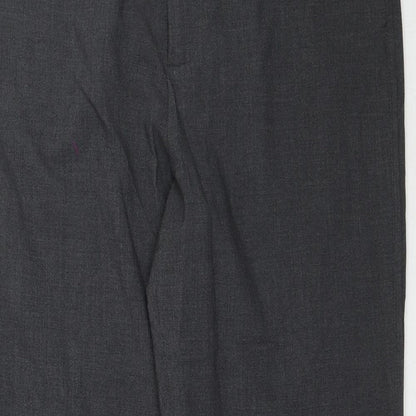 Womens UK Size 8 Preworn Regular Fit  Grey Trousers