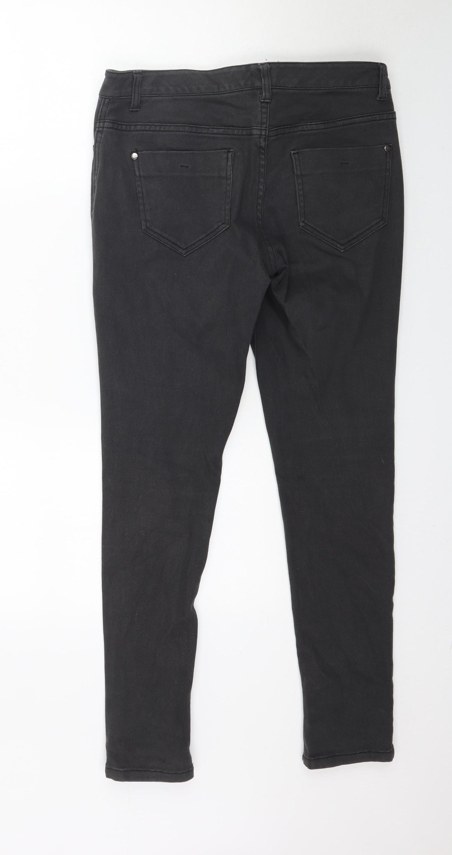 South Womens Grey  Denim Skinny Jeans Size 12 L29 in