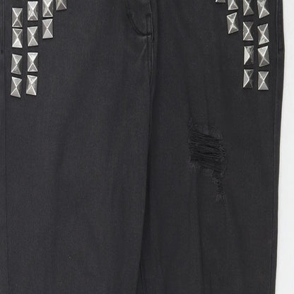 South Womens Grey  Denim Skinny Jeans Size 12 L29 in