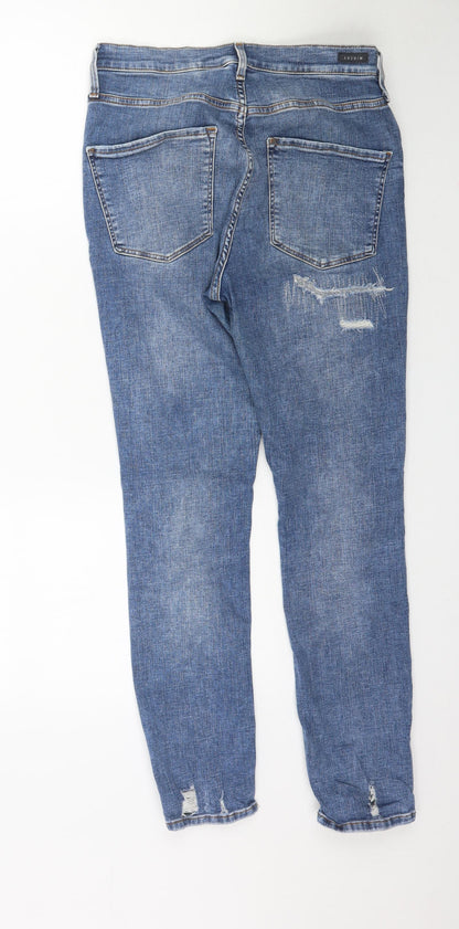 & Denim Womens Blue  Denim Skinny Jeans Size 30 in L29 in