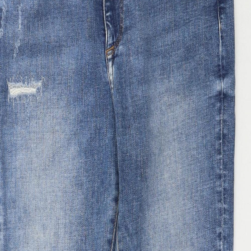 & Denim Womens Blue  Denim Skinny Jeans Size 30 in L29 in