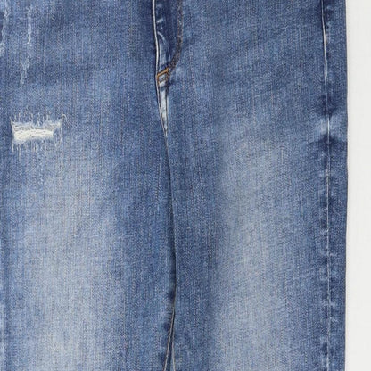 & Denim Womens Blue  Denim Skinny Jeans Size 30 in L29 in