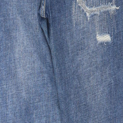 & Denim Womens Blue  Denim Skinny Jeans Size 30 in L29 in