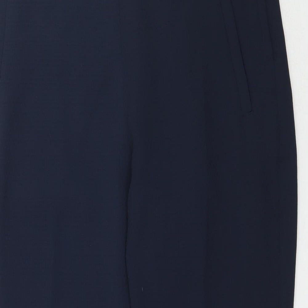 Womens UK Size 10 H&M Regular Fit  Blue Trousers