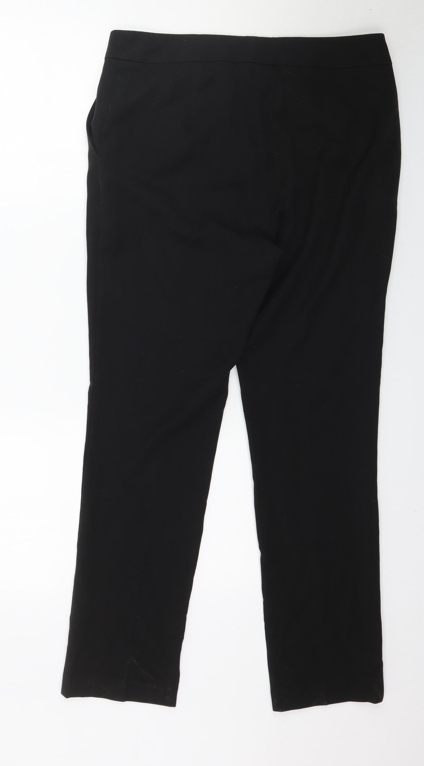 Womens UK Size 12 By Very Regular Fit  Black Trousers