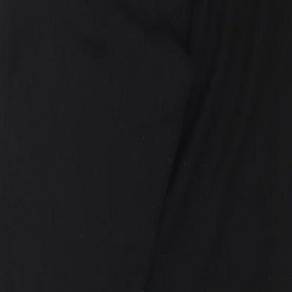 Womens UK Size 12 By Very Regular Fit  Black Trousers
