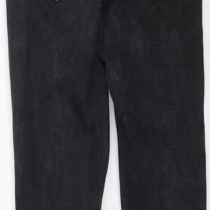 Denim Co. Womens Black  Denim Skinny Jeans Size 4 L25 in