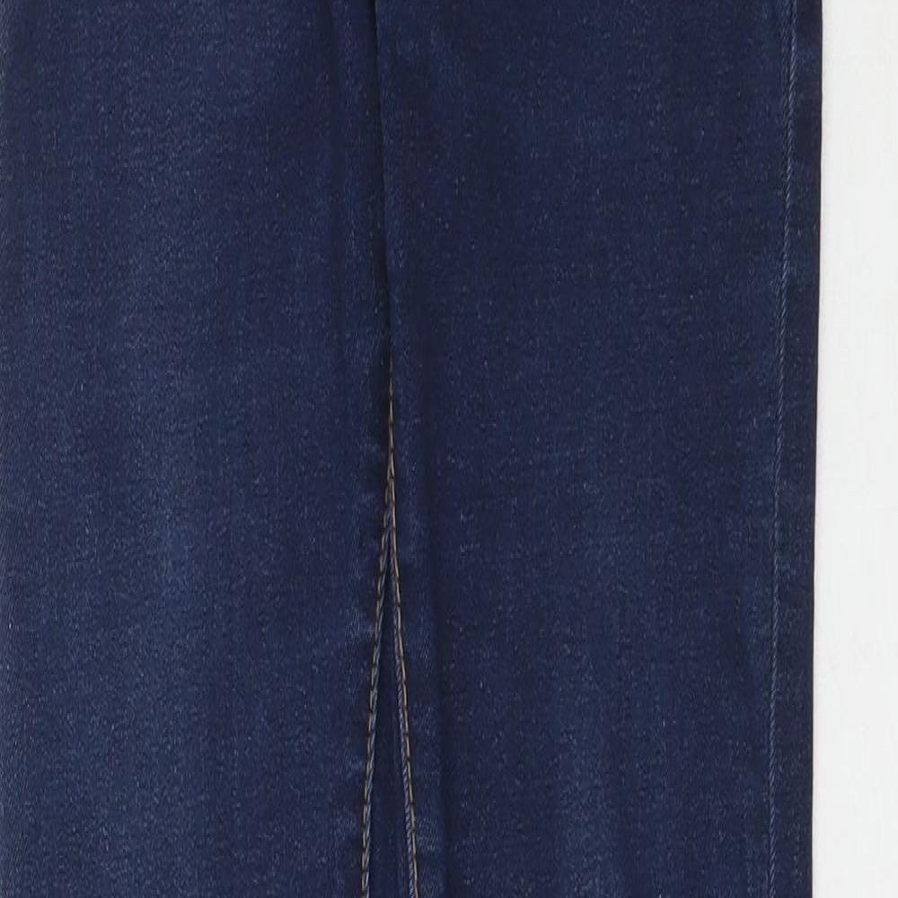 Denim Co. Womens Blue  Denim Skinny Jeans Size 4 L30 in
