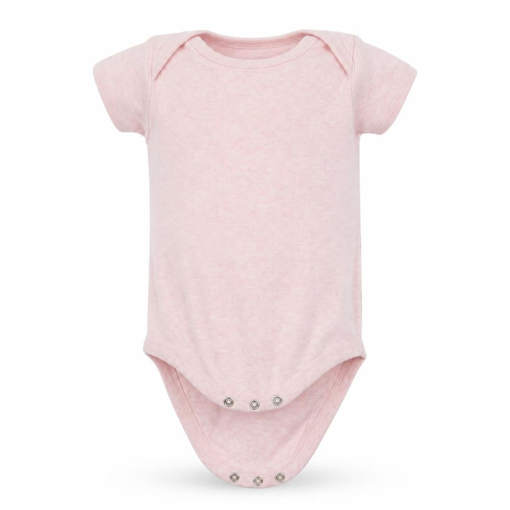 Front view of Next girls’ pink romper one-piece, size 12-18, months