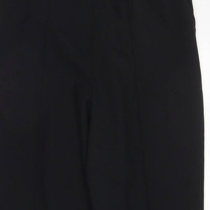 M&S Womens Black   Trousers  Size 14 L28 in