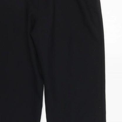 M&S Womens Black   Trousers  Size 14 L28 in
