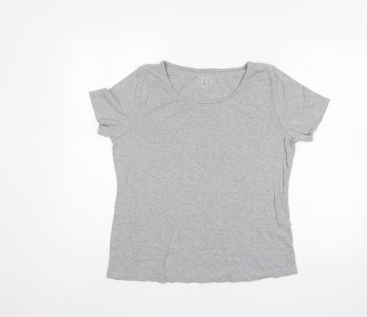 Womens UK Size 14 Love tees Grey Basic T-Shirt