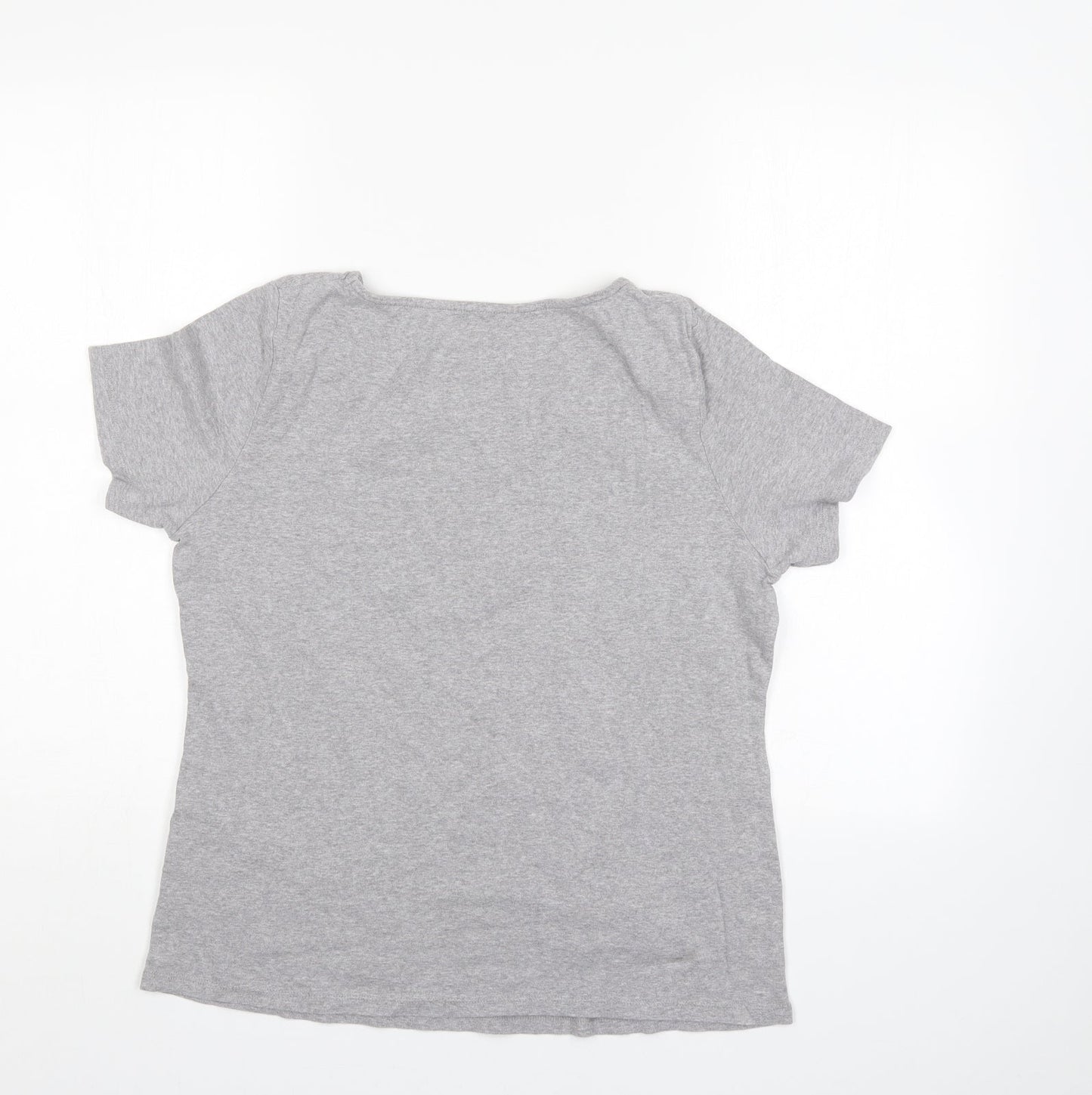 Womens UK Size 14 Love tees Grey Basic T-Shirt