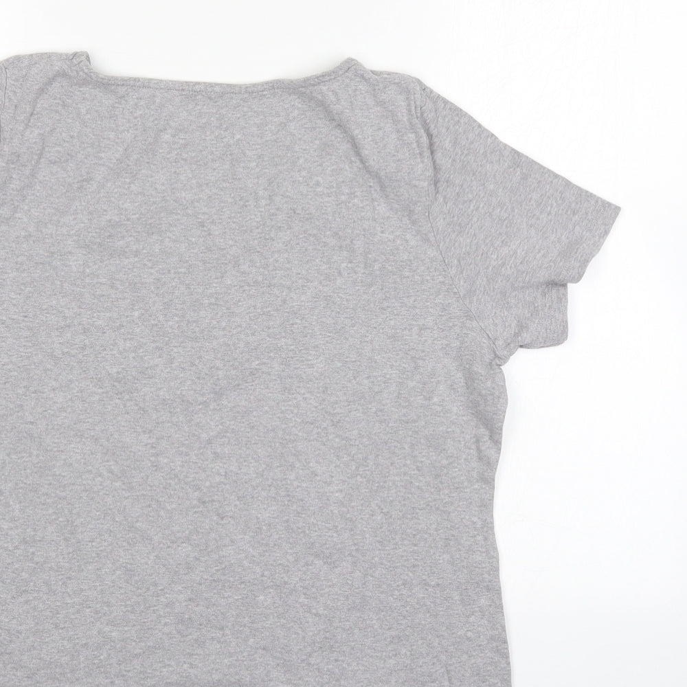 Womens UK Size 14 Love tees Grey Basic T-Shirt