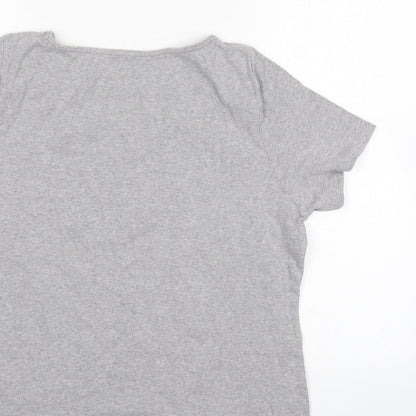 Womens UK Size 14 Love tees Grey Basic T-Shirt