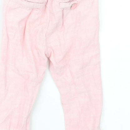 NEXT Girls Pink   Capri Trousers Size 12-18 Months