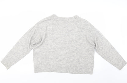 Womens UK Size L H&M Grey Pullover Jumper