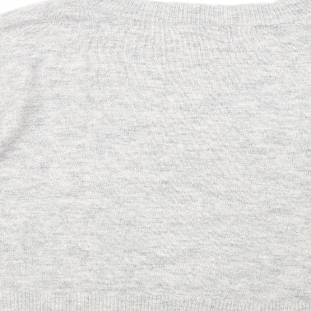 Womens UK Size L H&M Grey Pullover Jumper