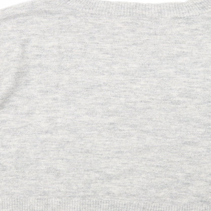 Womens UK Size L H&M Grey Pullover Jumper